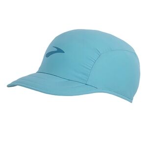 Brooks Aqua Blue Lightweight Packable Hat Athletic Cap Unisex